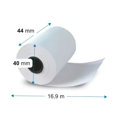 44*40mm ( 55 gr) 16,9méter TAXAMÉTER szalag 10-15mm papír core